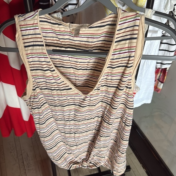 Anthro Gatineau Knotted Tank Top - Picture 2 of 5